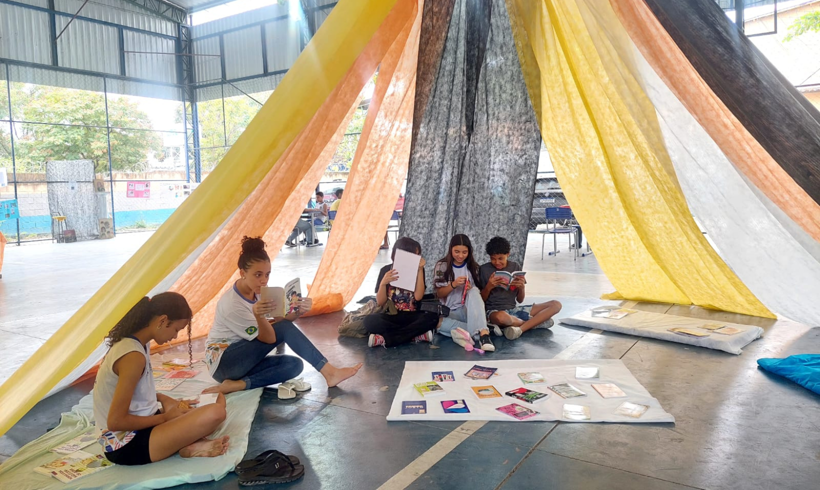 Read more about the article E. M. Governador Roberto Silveira – Arte de Romero Britto