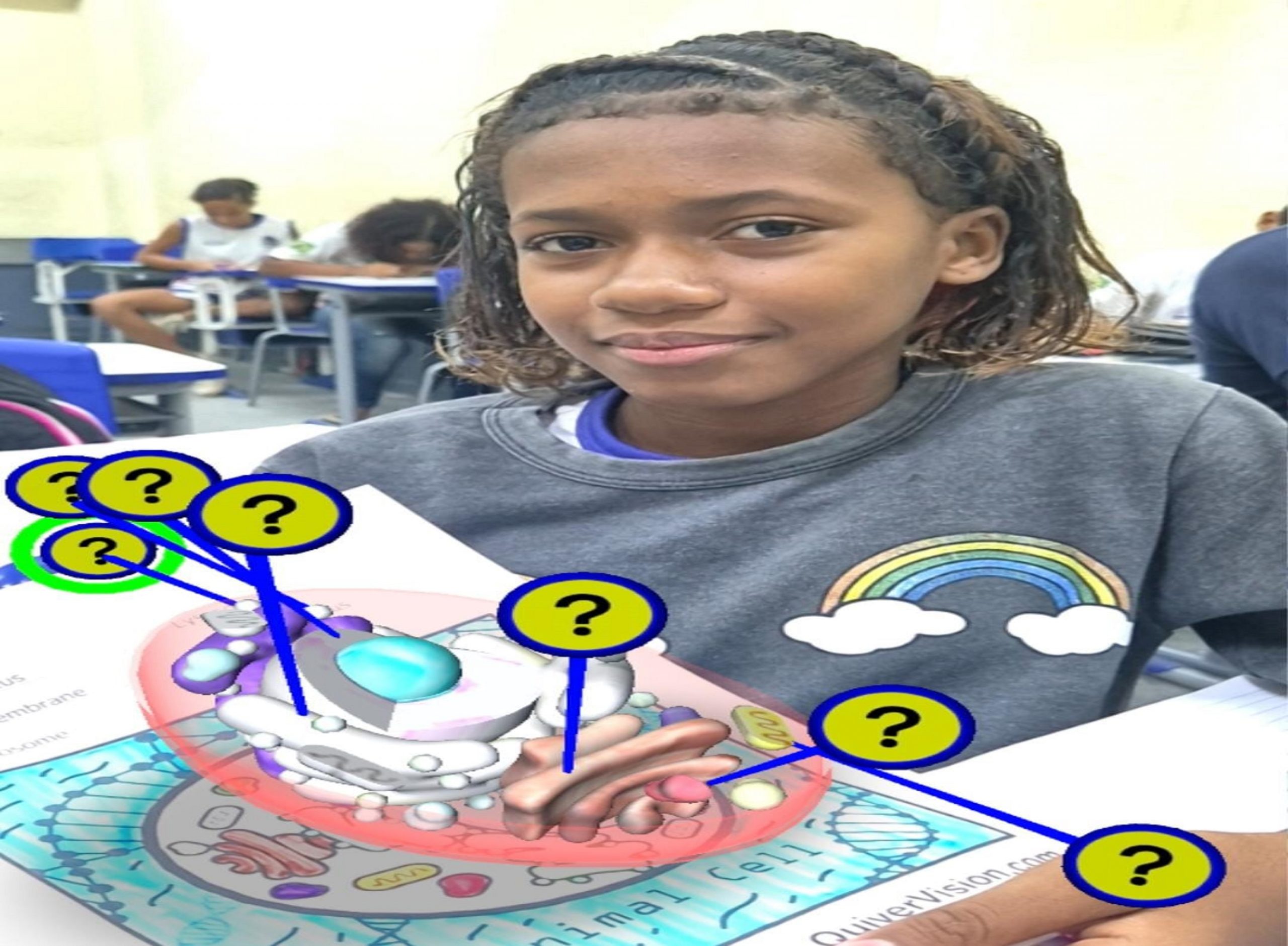 Read more about the article Inovação no Ensino: Alunos da E.M. Rotariano Arthur Silva dão Vida às Células com Realidade Aumentada